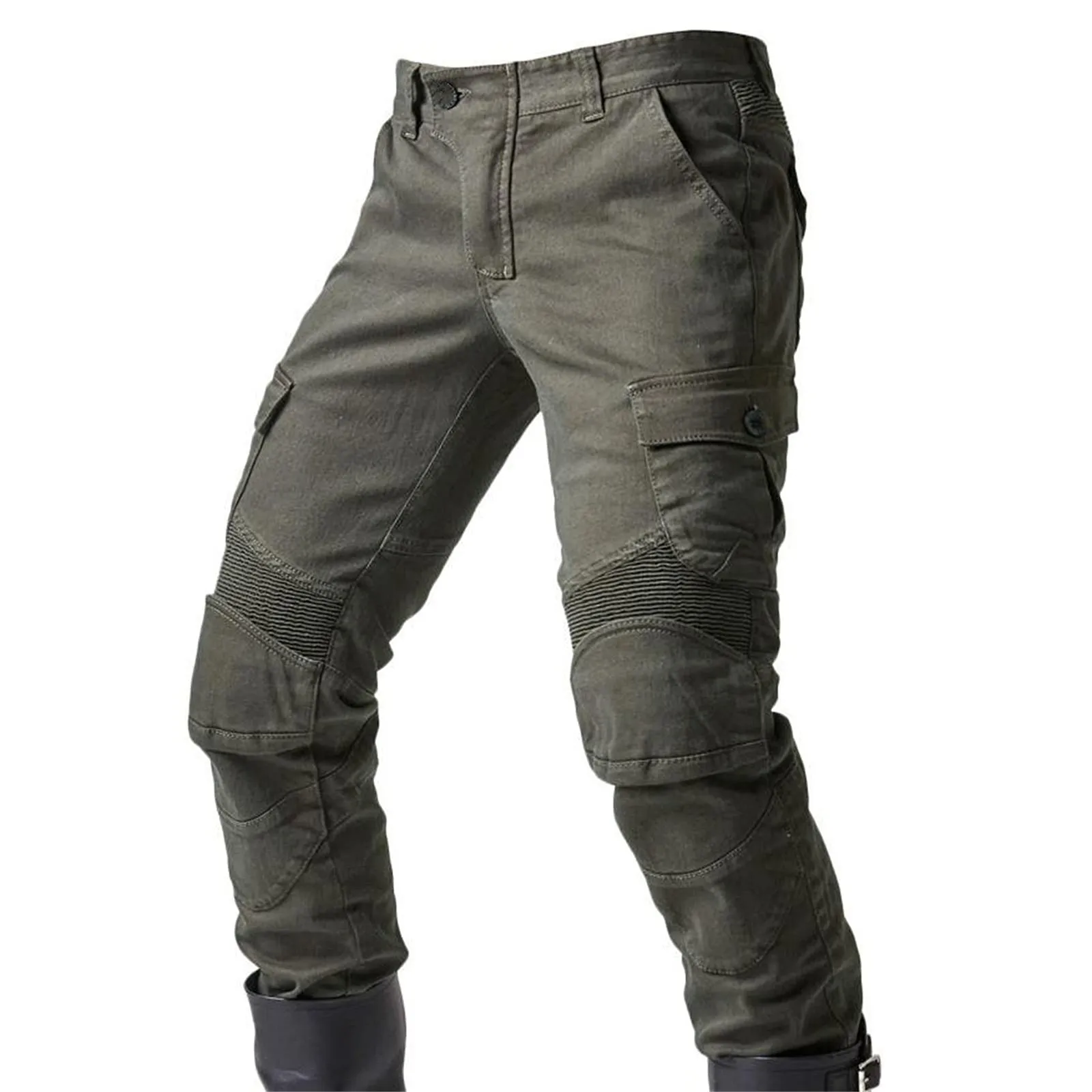 Casual Motorcycle Black Green Jeans Outdoor Riding Gear Pants Warm With Protective Gear Stretch Trousers Knee Pads Removable#g3
Casual Motorcycle Black Green Jeans Outdoor Riding Gear Pants Warm With Protective Gear Stretch Trousers Knee Pads Removable#g3