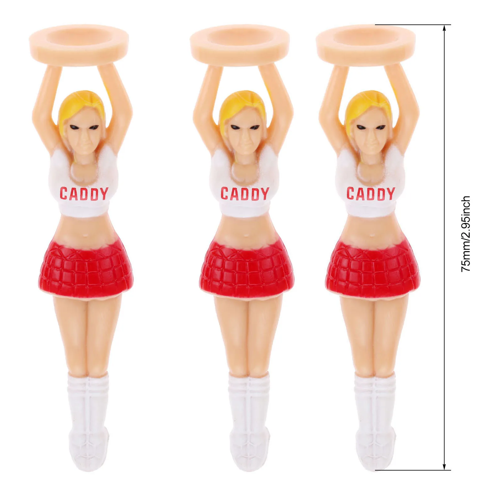 3Pcs 75mm Plastic Golf Balls Holder Lovely Sexy Bikini Lady Golf Tees Low Resistance Hitting Training Tools Gifts For Golfer
3Pcs 75mm Plastic Golf Balls Holder Lovely Sexy Bikini Lady Golf Tees Low Resistance Hitting Training Tools Gifts For Golfer