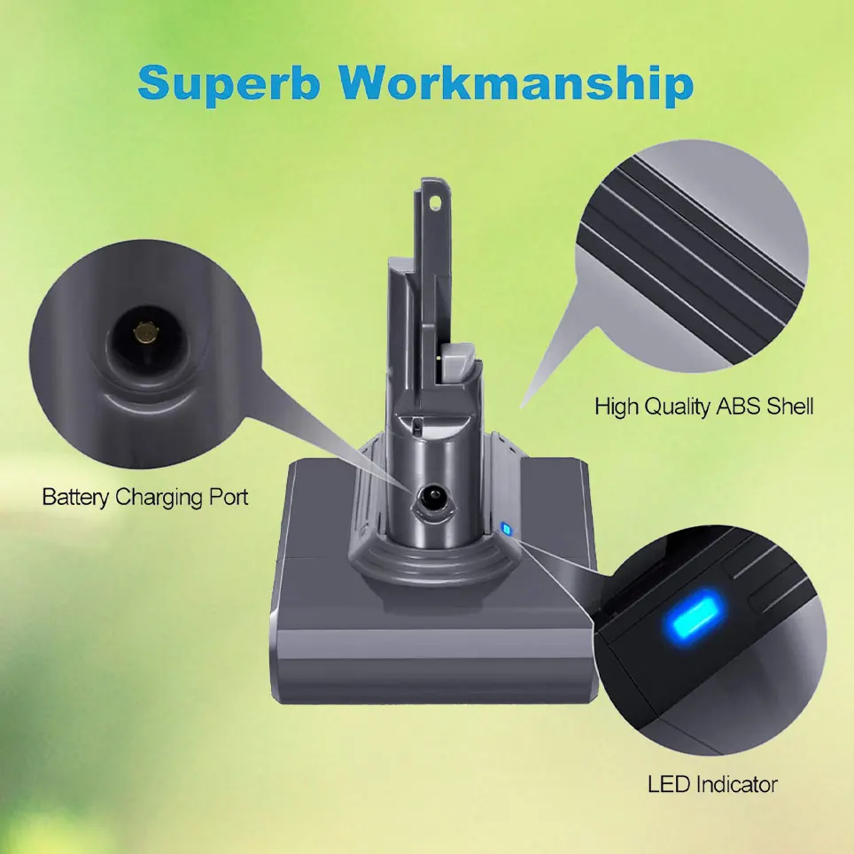 Сменный аккумулятор V7 2022, совместимый с аккумулятором V7 Absolute V7Motorhead Pro V7 Trigger V7 пушистый V7HEPA Li-Ion SV11
Сменный аккумулятор V7 2022, совместимый с аккумулятором V7 Absolute V7Motorhead Pro V7 Trigger V7 пушистый V7HEPA Li-Ion SV11