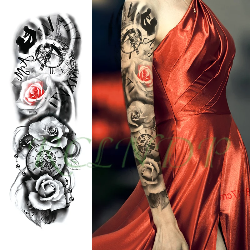 Waterproof Temporary Tattoo Sticker flower pocket watch letter kid full arm large fake tatto flash tatoo sticker for men women
Waterproof Temporary Tattoo Sticker flower pocket watch letter kid full arm large fake tatto flash tatoo sticker for men women