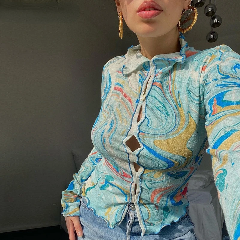 Corrugated Printing Chest Hollow-out Trend Lapel Long Sleeves Fashion Casual Slim Style Jacket
Corrugated Printing Chest Hollow-out Trend Lapel Long Sleeves Fashion Casual Slim Style Jacket