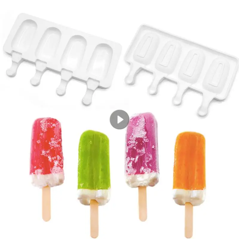 

Силиконовая форма для мороженого, 3D форма для фруктового льда ручной работы, форма для мусса, десерта, морозильной камеры, поднос для сока, ф...