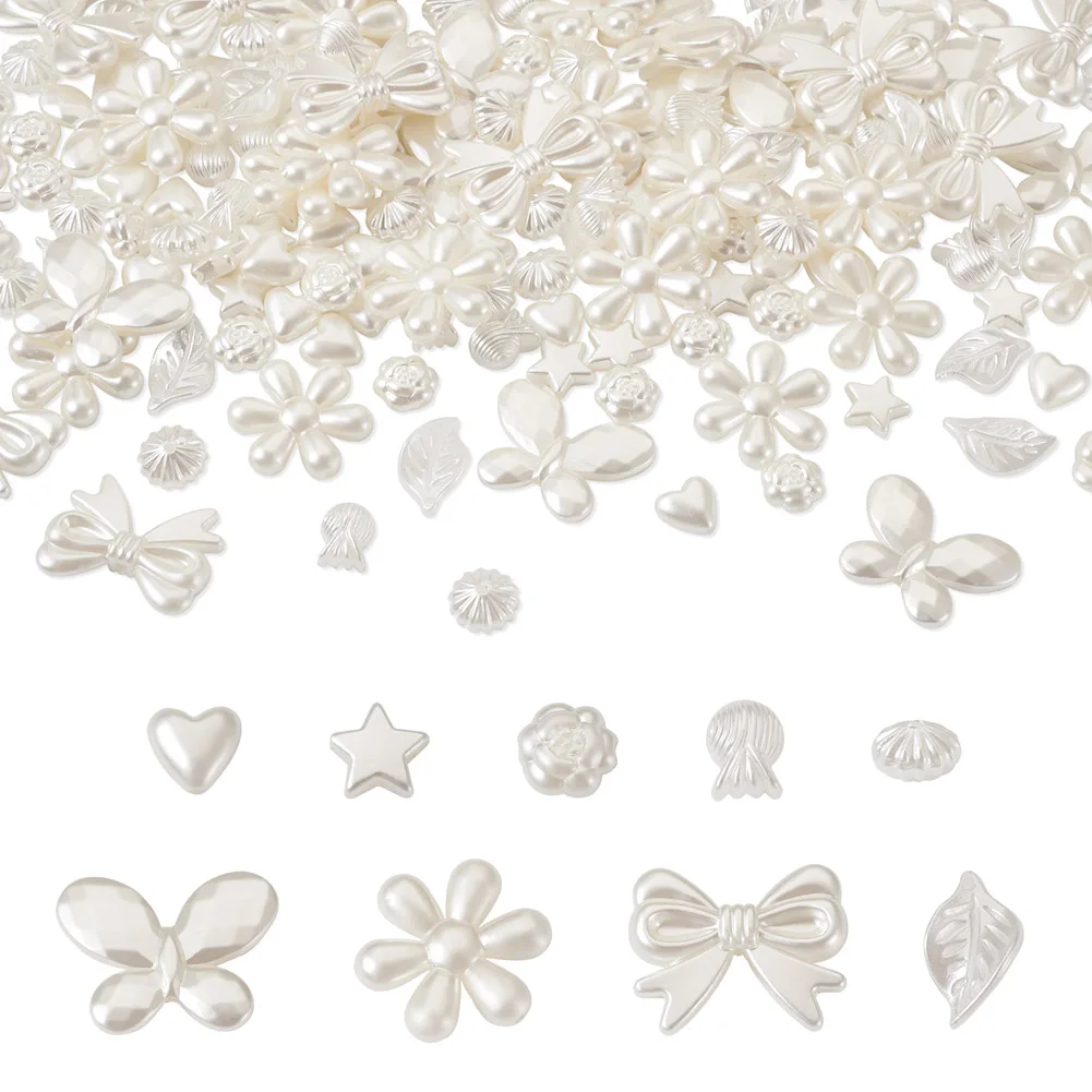 180Pcs ABS Plastic Imitation Pearl Beads Star Heart Flower Shape Loose Beads for DIY Jewelry Making Necklace Bracelet Earrings
180Pcs ABS Plastic Imitation Pearl Beads Star Heart Flower Shape Loose Beads for DIY Jewelry Making Necklace Bracelet Earrings