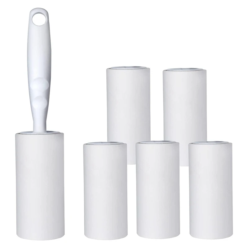 Lint Roller Full 360 Sheets With 5 Extra Sticky Lint Roller Set For Clothes, Sofa, Bed And Carpet, Pet Hair,Cat Hair
Lint Roller Full 360 Sheets With 5 Extra Sticky Lint Roller Set For Clothes, Sofa, Bed And Carpet, Pet Hair,Cat Hair