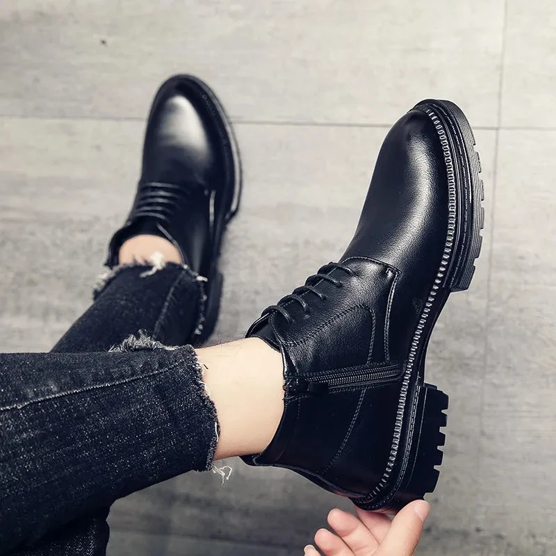 Men's Leather Shoes Spring And Autumn New Korean Version Business Middle Upper Comfortable Leisure Inner Heightening Men's Shoes
Men's Leather Shoes Spring And Autumn New Korean Version Business Middle Upper Comfortable Leisure Inner Heightening Men's Shoes