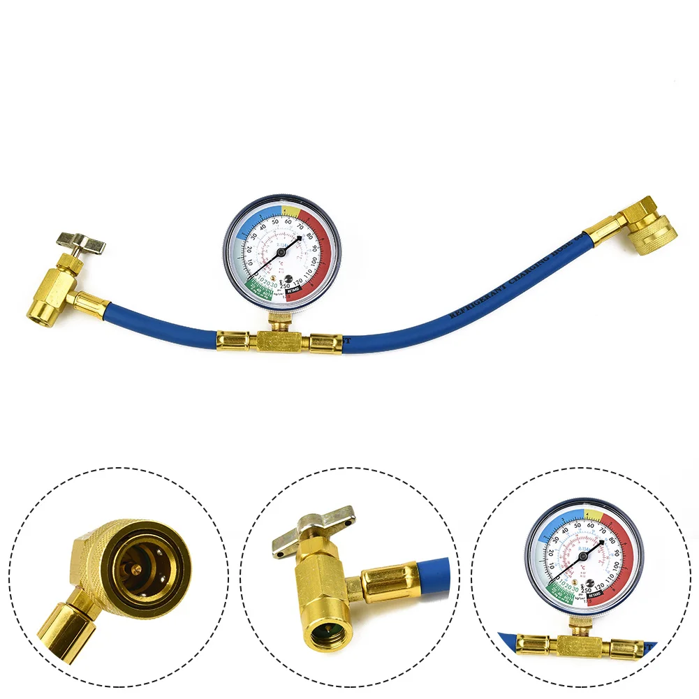 A/C R134A Air Conditioning Hose Tool Accessory Car Gauge Hose Kit Parts Recharge Replacement Gas High Quality New
A/C R134A Air Conditioning Hose Tool Accessory Car Gauge Hose Kit Parts Recharge Replacement Gas High Quality New