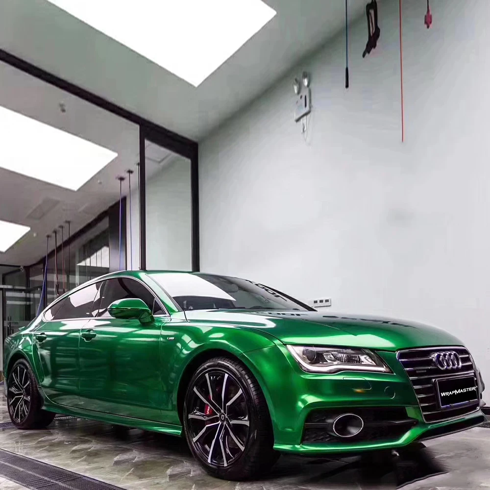Super Gloss Metallic Vinyl Sheets Original Apple Green Vinyl Car Wrap Colors Best Wraps Near Me 1.52*18m
Super Gloss Metallic Vinyl Sheets Original Apple Green Vinyl Car Wrap Colors Best Wraps Near Me 1.52*18m