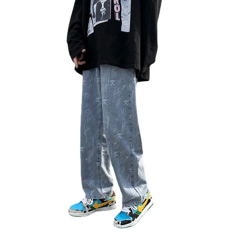 High Street Men's Autumn Fashion Brand kpop Vintage Casual Baggy Hip Hop Straight Loose Wide Leg Denim Pants Boyfriend Jeans
High Street Men's Autumn Fashion Brand kpop Vintage Casual Baggy Hip Hop Straight Loose Wide Leg Denim Pants Boyfriend Jeans