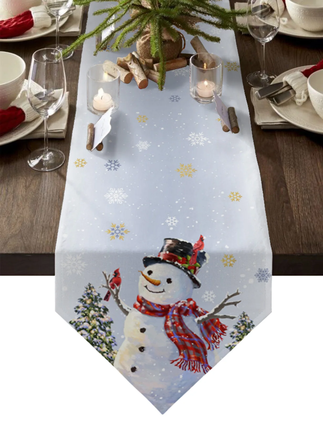 Christmas Snowman Snowflake Blue Christmas Home Decor Table Runner Wedding Decoration Tablecloth Kitchen Table Runners
Christmas Snowman Snowflake Blue Christmas Home Decor Table Runner Wedding Decoration Tablecloth Kitchen Table Runners