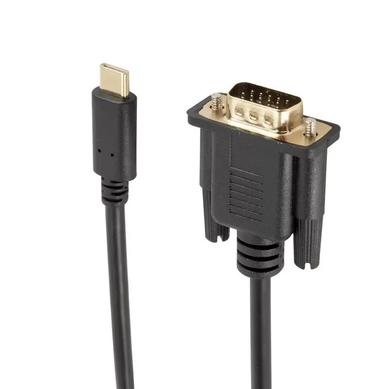 NEW 1.8m 1080p Data Conversion Type-C Revolution VGA Transfer Data Adapter Cable Suitable Macbook Chromebook Pixel X
NEW 1.8m 1080p Data Conversion Type-C Revolution VGA Transfer Data Adapter Cable Suitable Macbook Chromebook Pixel X
