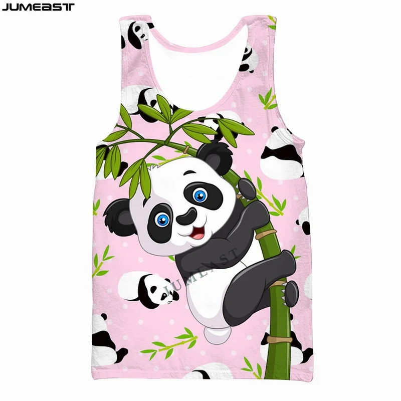 Jumeast Y2k Men Women 3D Printed Vest Hip Hop Lovely Animal Panda Fashion Short Sleeve Sport Pullover Summer Tank Tops Tees 
Jumeast Y2k Men Women 3D Printed Vest Hip Hop Lovely Animal Panda Fashion Short Sleeve Sport Pullover Summer Tank Tops Tees
