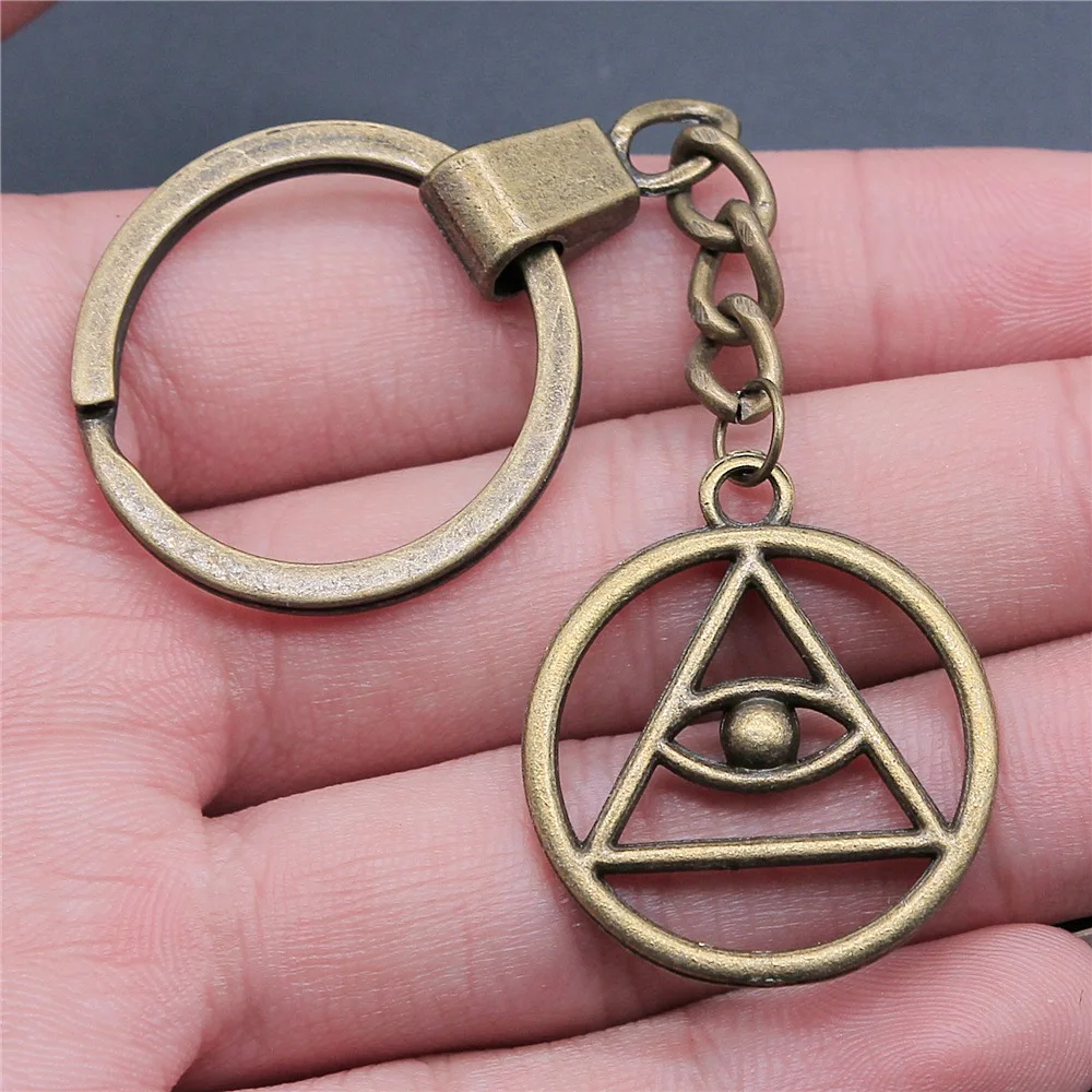 New Fashion Men Keychain Dropshipping Vintage Antique Bronze Color 32x28mm All-Seeing Eye Pendant Gift
New Fashion Men Keychain Dropshipping Vintage Antique Bronze Color 32x28mm All-Seeing Eye Pendant Gift