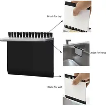 Swiper And Countertop Brush Kitchen Sink Squeegee Multifunctional Scraper Cleaning Stove Countertop Brush Glass Wiper M5H6