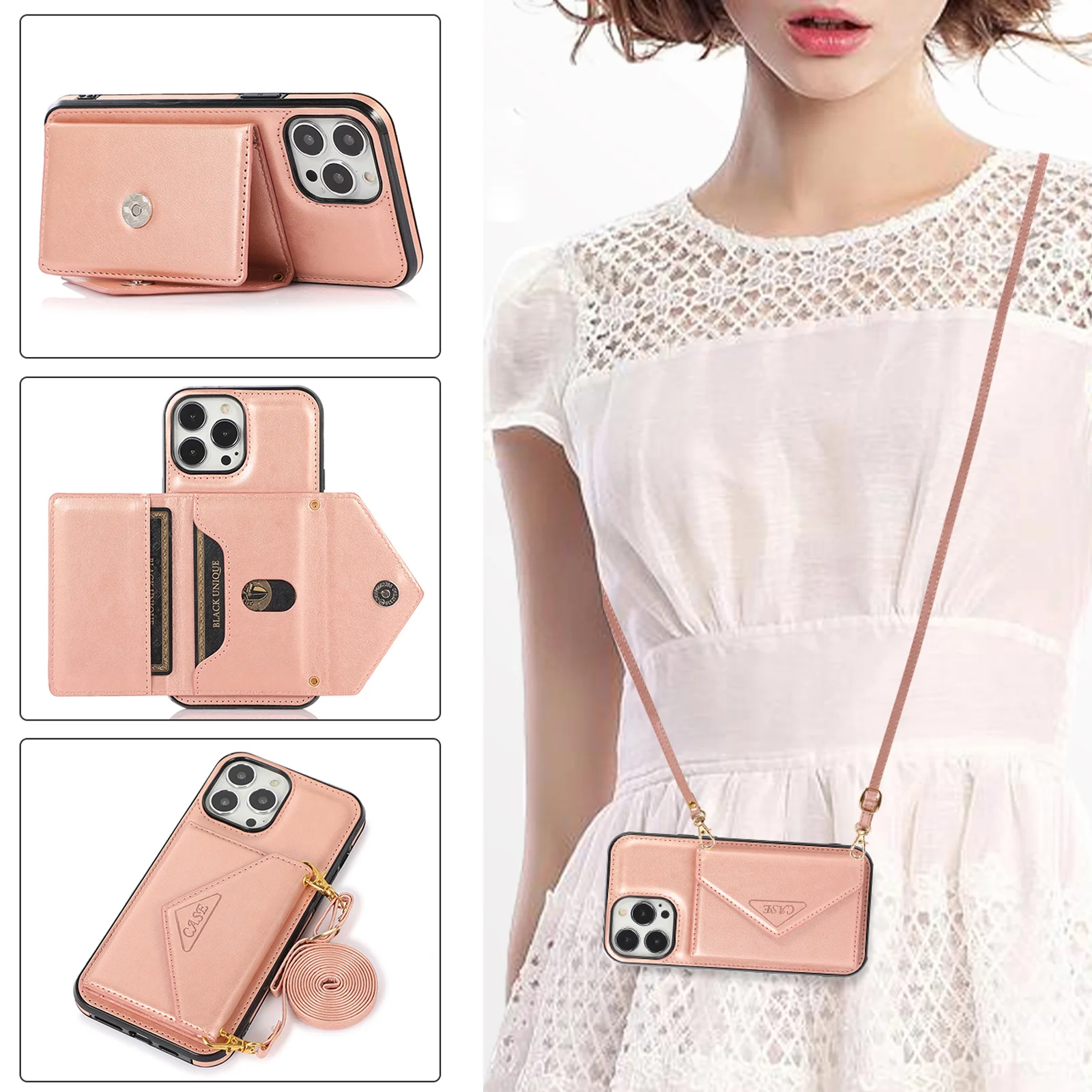 Crossbody Wallet Phone Case For iPhone 13 12 Mini 11 Pro XS Max XR X 7 8 6 S Plus Credit Card Holder Lanyard Strap Leather Cover
Crossbody Wallet Phone Case For iPhone 13 12 Mini 11 Pro XS Max XR X 7 8 6 S Plus Credit Card Holder Lanyard Strap Leather Cover