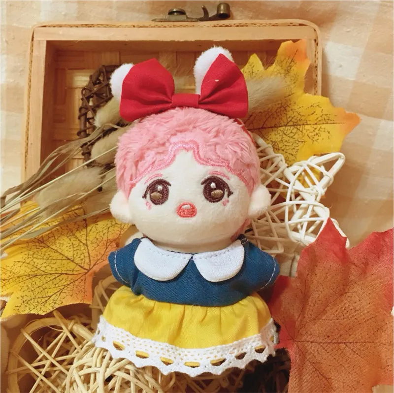10cm Cotton Cartoon Doll Clothes Handmade Maid Dress Headband Apron Korean Popular Plush Doll Gift COS Set
10cm Cotton Cartoon Doll Clothes Handmade Maid Dress Headband Apron Korean Popular Plush Doll Gift COS Set