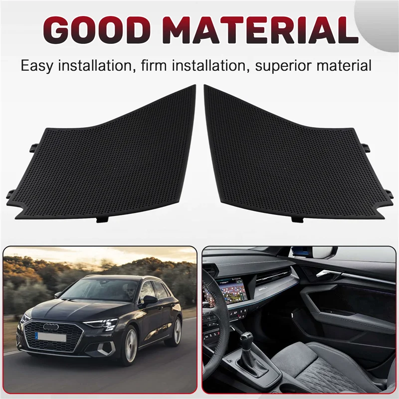 Efficientt-1 пара защитных чехлов динамиков передней двери 8V3035409A, 8V3035410A для A3 S3 RS3 2017-2021
Efficientt-1 пара защитных чехлов динамиков передней двери 8V3035409A, 8V3035410A для A3 S3 RS3 2017-2021