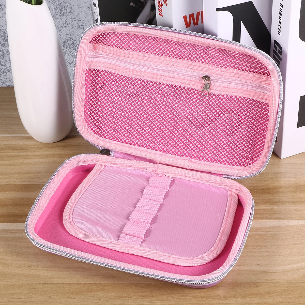 Fashion Case EVA Shell Stationery Bag Large Capacity Case Pen Holder Container Purple
Fashion Case EVA Shell Stationery Bag Large Capacity Case Pen Holder Container Purple