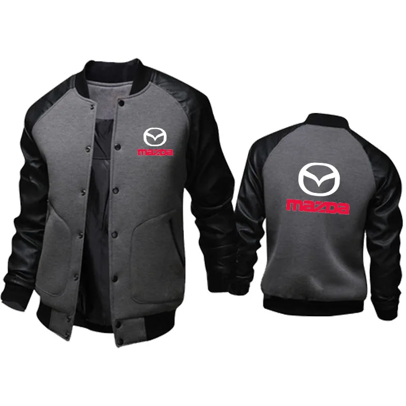 Harajuku loose men's baseball jacket Mazda car logo print Fashion men's leather jacket Spring Autumn Hip Hop Street Menswear
Harajuku loose men's baseball jacket Mazda car logo print Fashion men's leather jacket Spring Autumn Hip Hop Street Menswear