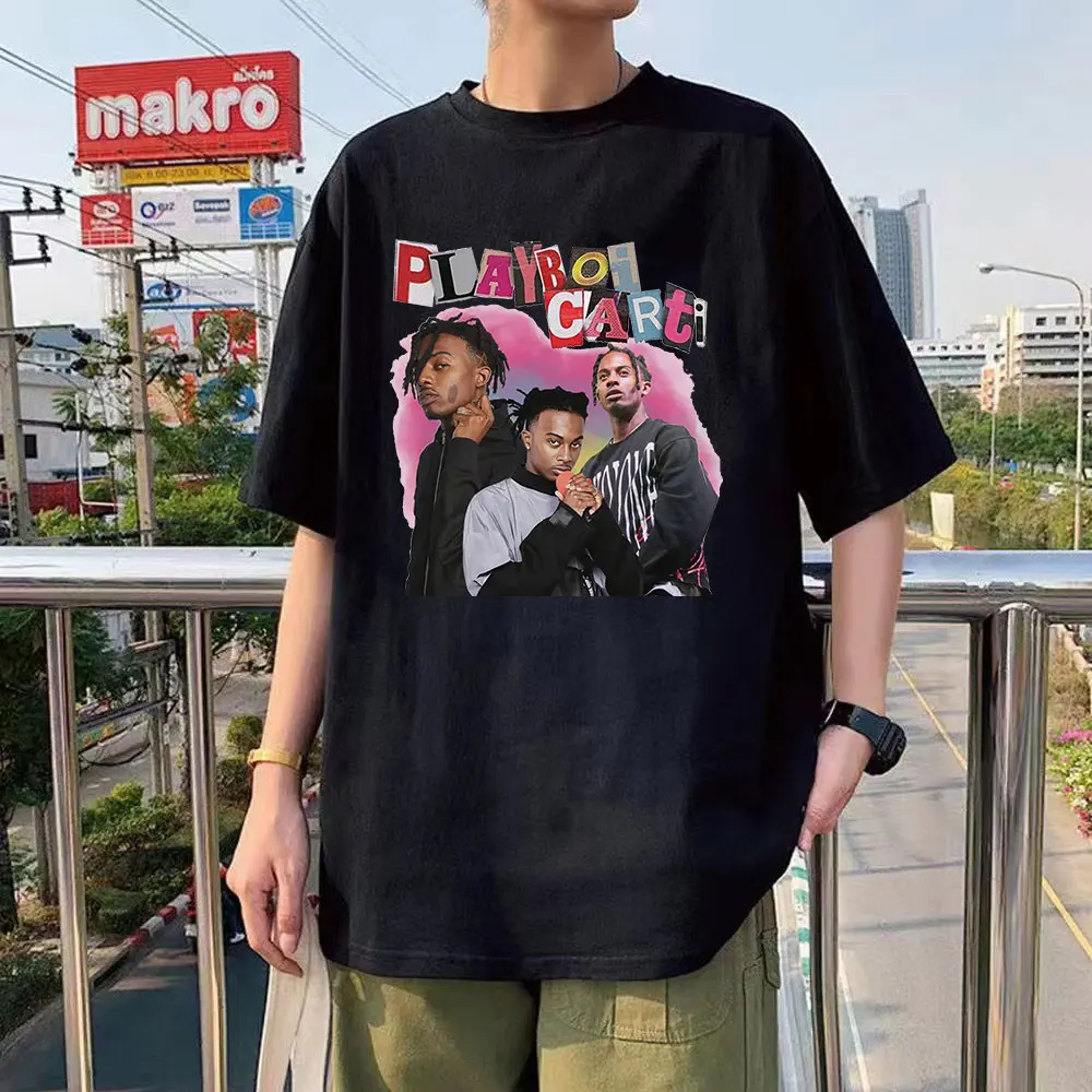 Футболка Playboi Carti с графическим принтом музыкального альбома, 90-х, Винтажная футболка в стиле хип-хоп, рэпер, повседневные футболки, футболки ...
Футболка Playboi Carti с графическим принтом музыкального альбома, 90-х, Винтажная футболка в стиле хип-хоп, рэпер, повседневные футболки, футболки ...