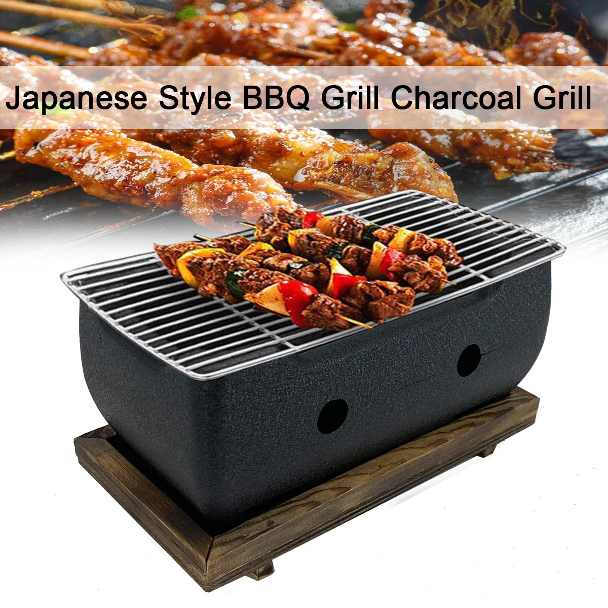 Portable BBQ Grill Korean Japanese Barbecue Grill Charcoal BBQ Oven Household Non-Stick Cooking Tools Black
Portable BBQ Grill Korean Japanese Barbecue Grill Charcoal BBQ Oven Household Non-Stick Cooking Tools Black