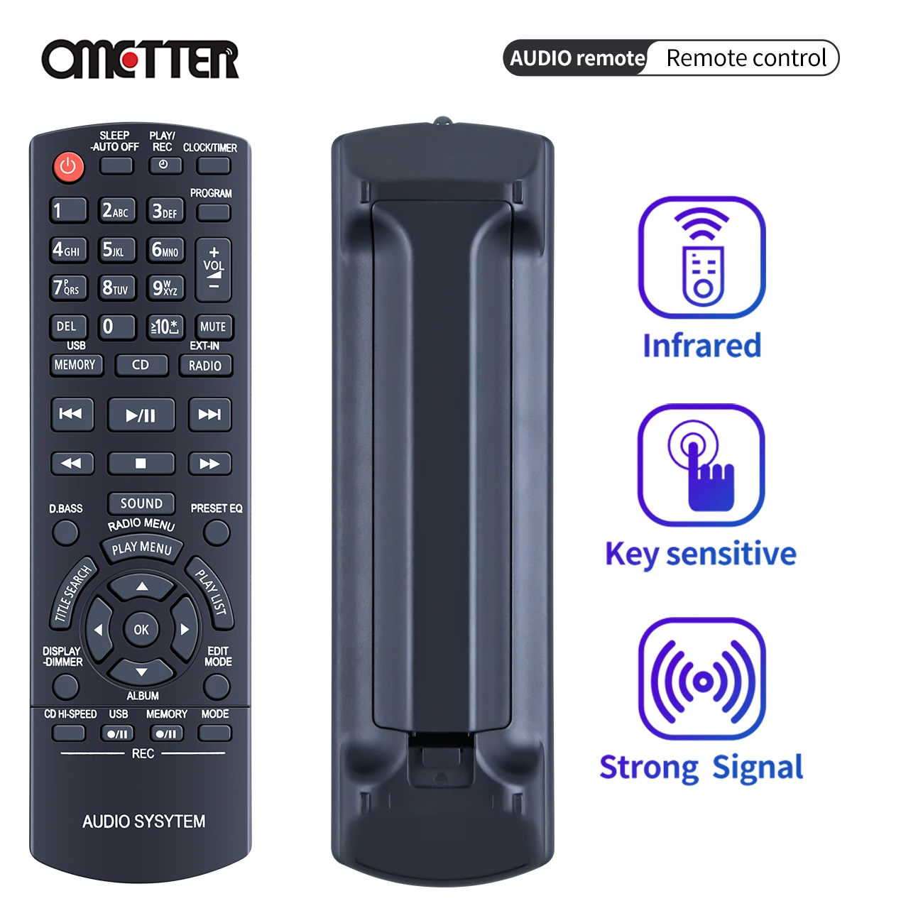 New N2QAYB000637 for Panasonic Audio System Remote Control SA-AKX34PH SA-AKX34PN SA-AKX34LM-K SA-AKX32LM-K SA-AKX32PH
New N2QAYB000637 for Panasonic Audio System Remote Control SA-AKX34PH SA-AKX34PN SA-AKX34LM-K SA-AKX32LM-K SA-AKX32PH