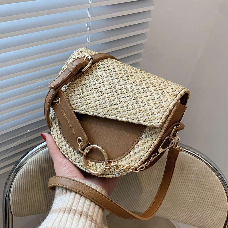 Straw Saddle Bags for Women 2022 Summer Trendy Crossbody Bags Lady Travel Purses and Handbags Female Mini Shoulder Simple Bag
Straw Saddle Bags for Women 2022 Summer Trendy Crossbody Bags Lady Travel Purses and Handbags Female Mini Shoulder Simple Bag