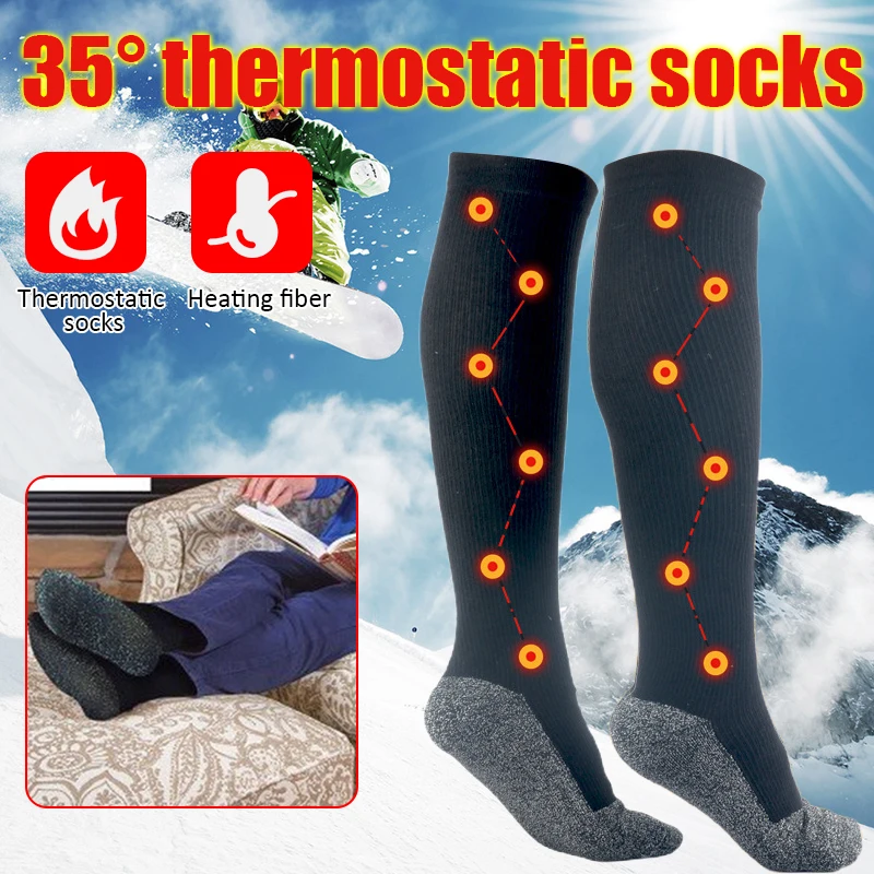 Self Heating Socks 35 ℃ Constant Temperature Heat Sockings Compression Hose Outdoor Sports Hiking Skiing Socks Winter Stockings
Self Heating Socks 35 ℃ Constant Temperature Heat Sockings Compression Hose Outdoor Sports Hiking Skiing Socks Winter Stockings
