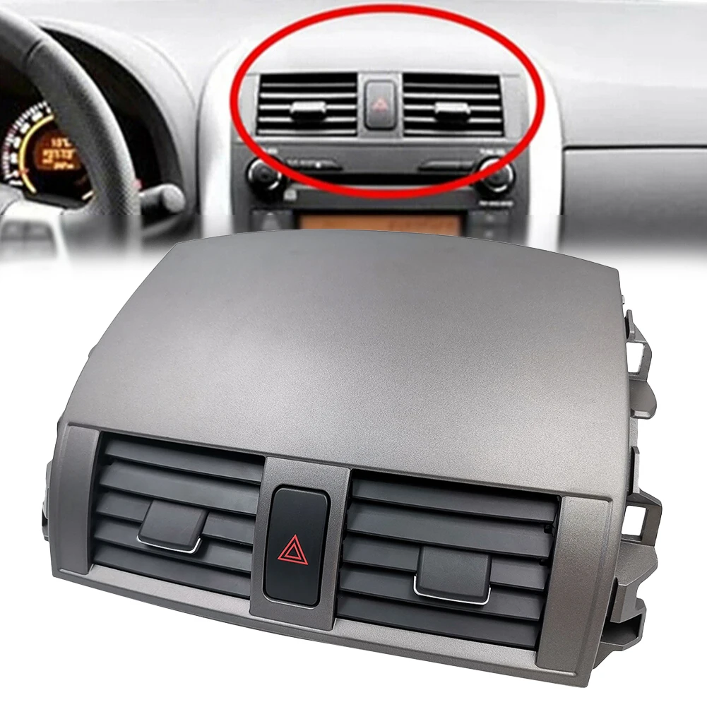 1pc Center Dash A/C Outlet Air Vent Panel With Emergency Flashing Light Control Switch For Toyota Corolla 2008-2013
1pc Center Dash A/C Outlet Air Vent Panel With Emergency Flashing Light Control Switch For Toyota Corolla 2008-2013