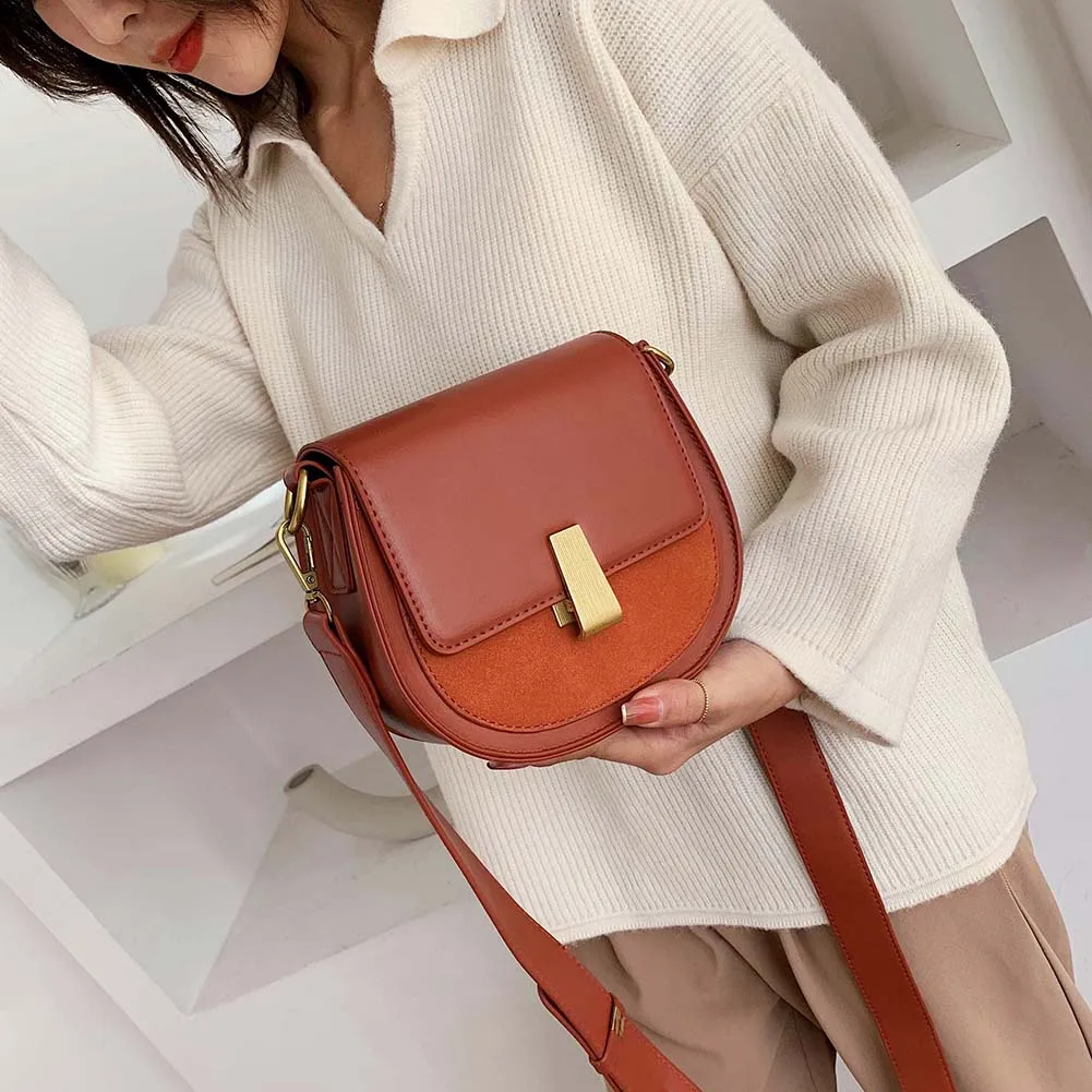 Classic Women Fashion Shoulder Bags PU Leather Solid Metal Buckle Small Messenger Bag Delicate Crossbody Handbags
Classic Women Fashion Shoulder Bags PU Leather Solid Metal Buckle Small Messenger Bag Delicate Crossbody Handbags