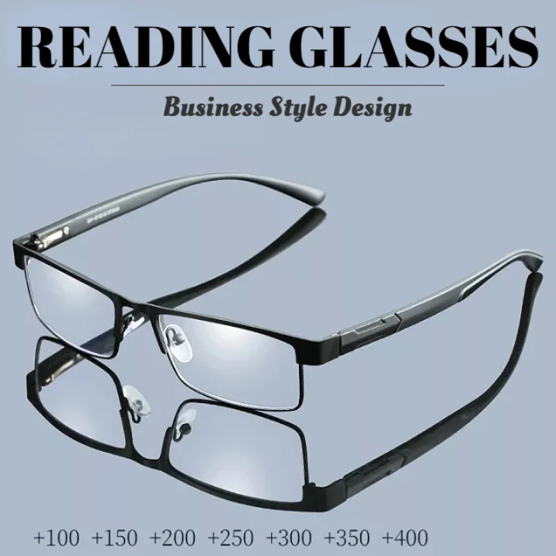 FG High quality reading glasses Titanium alloy coated lenses Presbyopia square anti blue light reading glasses for men+100 -+400
FG High quality reading glasses Titanium alloy coated lenses Presbyopia square anti blue light reading glasses for men+100 -+400
