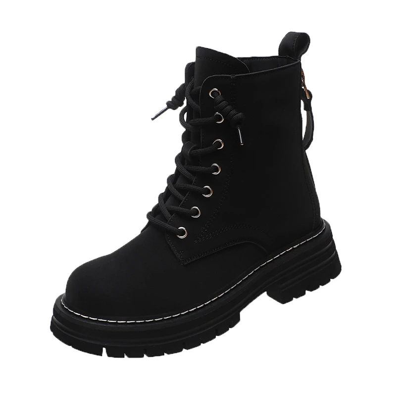 Leather Women Boots Female British Style New Autumn and Winter All-match Thick Bottom Retro Korean Short Boots Women Boots
Leather Women Boots Female British Style New Autumn and Winter All-match Thick Bottom Retro Korean Short Boots Women Boots
