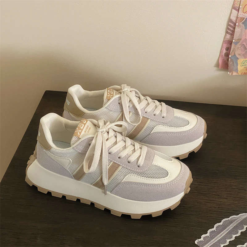 INS Women Sneakers Running Shoes Breathable Mesh Trainers Shoes Casual Spring Autumn Female Lace Up Thick Sole Sneakers Ladies
INS Women Sneakers Running Shoes Breathable Mesh Trainers Shoes Casual Spring Autumn Female Lace Up Thick Sole Sneakers Ladies