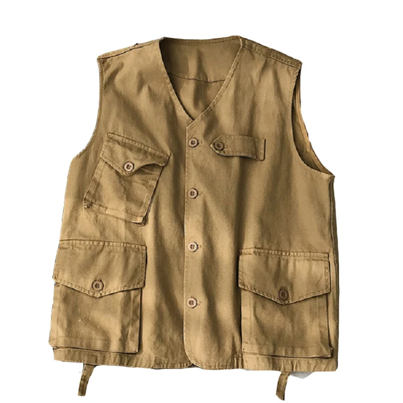 Men's Multifunctional Vest Photographer Fishing Sleeveless Garment Multi-Pocket Velcro Zipper Casual Fashion Workwear Top
Men's Multifunctional Vest Photographer Fishing Sleeveless Garment Multi-Pocket Velcro Zipper Casual Fashion Workwear Top