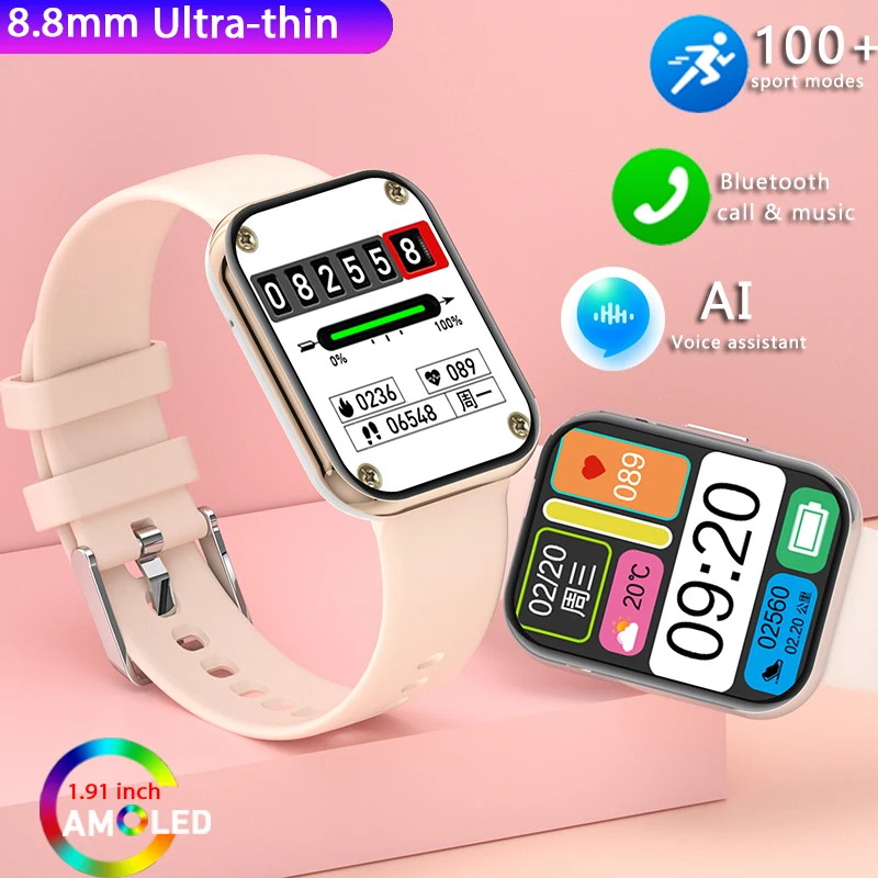 Bluetooth Call Smart Watch Women Custom Dial Smartwatch For Android IOS Waterproof Bluetooth Music Watches Touch Bracelet Clock
Bluetooth Call Smart Watch Women Custom Dial Smartwatch For Android IOS Waterproof Bluetooth Music Watches Touch Bracelet Clock