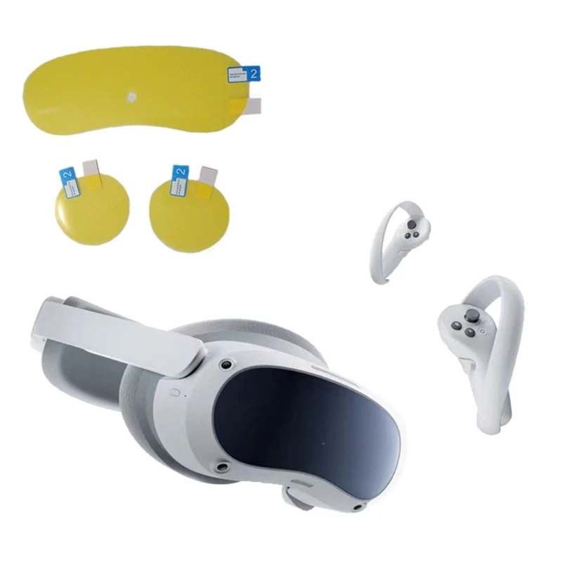 High Definition Clear Film Screen Protector for Pico 4 VR Headset Curved Glasses Lens Protector Clear Film Guard
High Definition Clear Film Screen Protector for Pico 4 VR Headset Curved Glasses Lens Protector Clear Film Guard