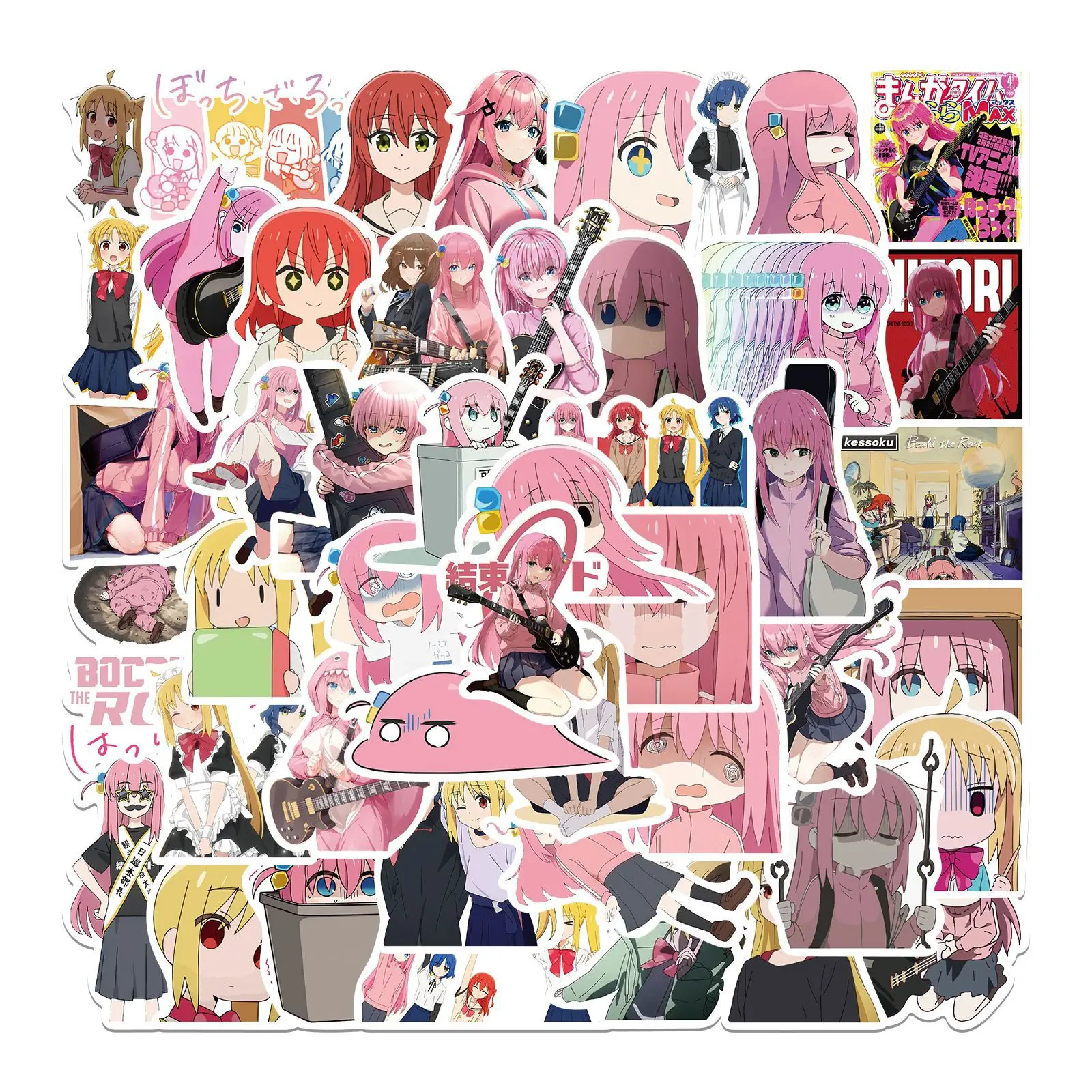 10/50Pcs/Set Kawaii BOCCHI THE ROCK! Stickers Anime Kids ToysDecals DIY Water Bottle Luggage Waterproof Cute Girls Sticker
10/50Pcs/Set Kawaii BOCCHI THE ROCK! Stickers Anime Kids ToysDecals DIY Water Bottle Luggage Waterproof Cute Girls Sticker