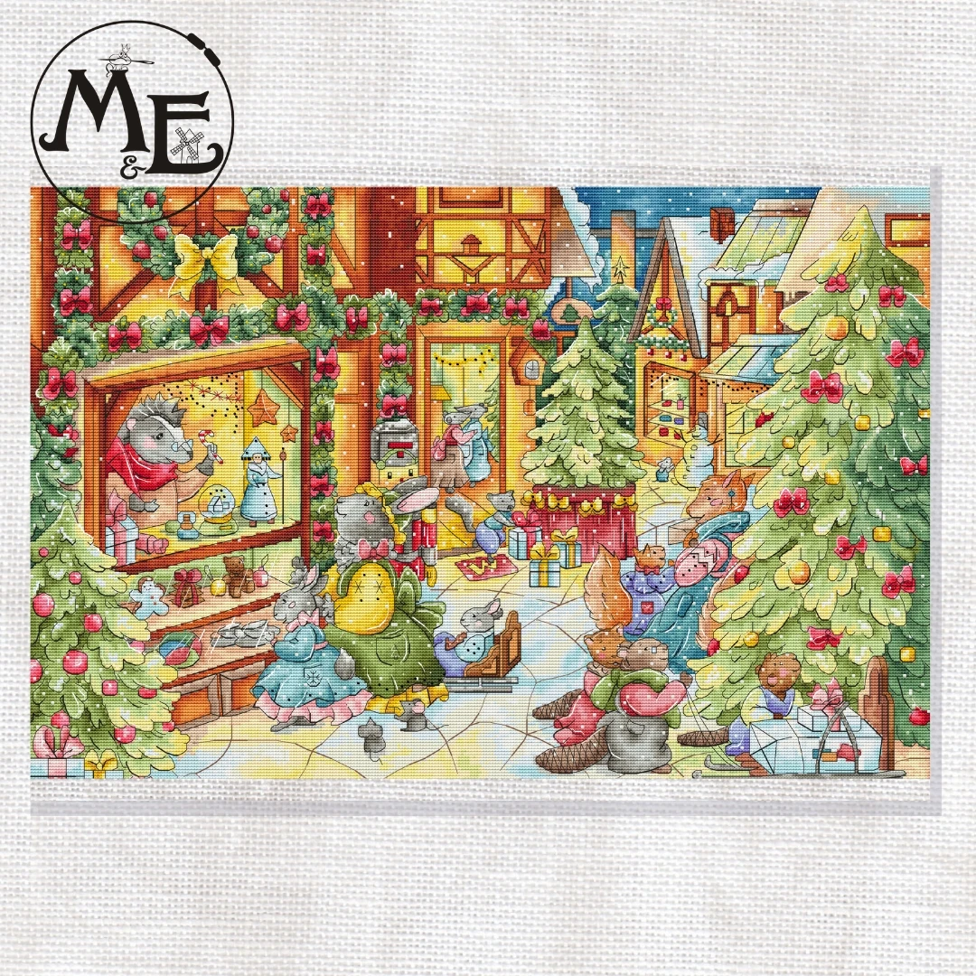 animal town Christmas 64-46 Cross Stitch Kit 18ct 14ct 16CT 28ct fabric cloth cotton thread embroidery handmade cross stitch
animal town Christmas 64-46 Cross Stitch Kit 18ct 14ct 16CT 28ct fabric cloth cotton thread embroidery handmade cross stitch
