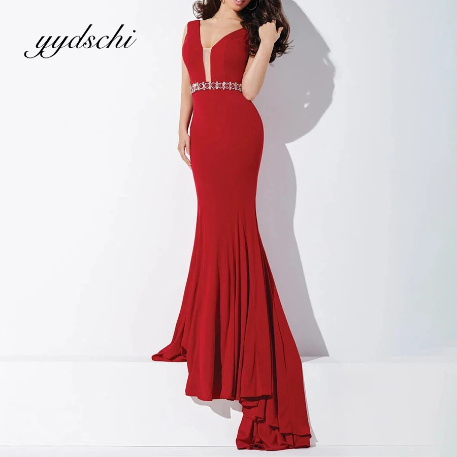Sexy Prom Dress with Crystal Belt Deep V-Neck Cocktail Party Elegant Sweep Train Evening Backless Vintage Dresses for Women 2023
Sexy Prom Dress with Crystal Belt Deep V-Neck Cocktail Party Elegant Sweep Train Evening Backless Vintage Dresses for Women 2023
