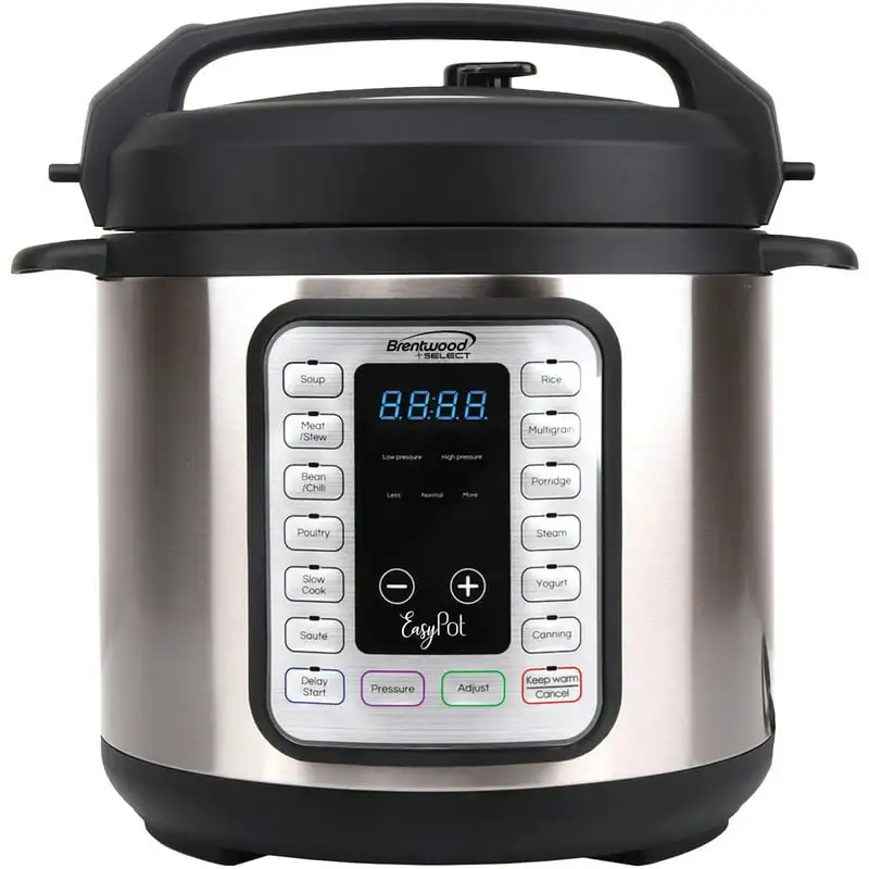 Easy Pot EPC-636 6Qt 8-in-1 Electric Pressure, Slow, Rice, Egg Cooker, Sauté, Steam, Yogurt, and Food Warmer
Easy Pot EPC-636 6Qt 8-in-1 Electric Pressure, Slow, Rice, Egg Cooker, Sauté, Steam, Yogurt, and Food Warmer