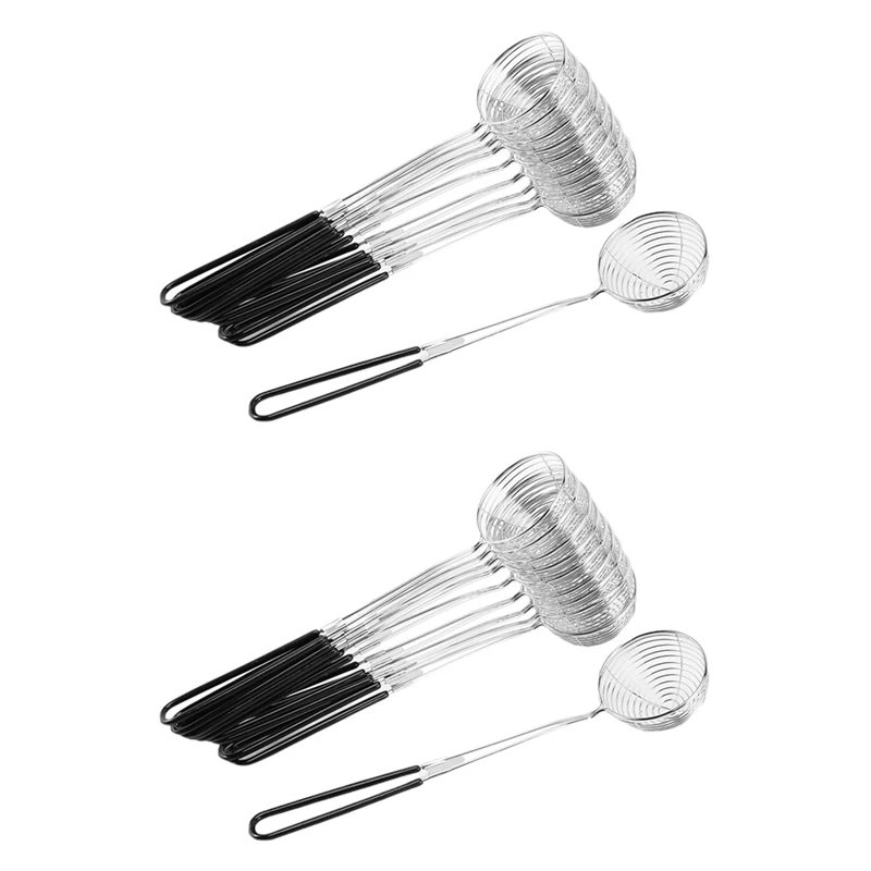 Stainless Steel Colander Sieve,Wire Skimmer Spoon With Handle For Hot Pot Eating Soup Draining And Pearl Food(20 Pieces)
Stainless Steel Colander Sieve,Wire Skimmer Spoon With Handle For Hot Pot Eating Soup Draining And Pearl Food(20 Pieces)