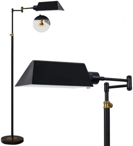 Floor Lamp, Height Adjustable Floor Lamp for Living Room Led Floor Lamp Modern Tall Lamp with 350° Swing Arm Led Standing Lamp
Floor Lamp, Height Adjustable Floor Lamp for Living Room Led Floor Lamp Modern Tall Lamp with 350° Swing Arm Led Standing Lamp