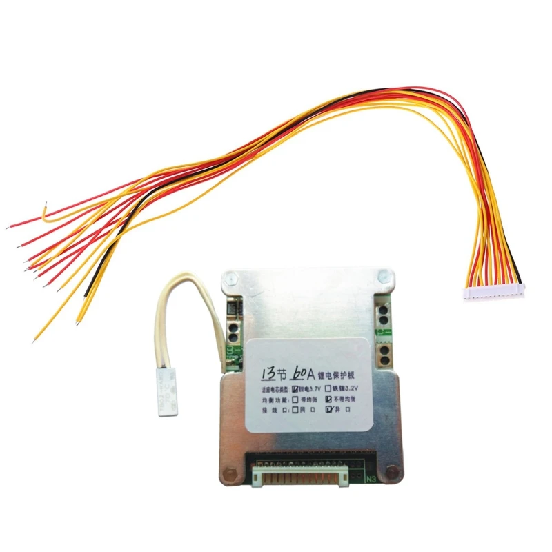 13S 48V 60A Battery Protection Board Li-Ion Cell Battery BMS PCB Equalizer Board
13S 48V 60A Battery Protection Board Li-Ion Cell Battery BMS PCB Equalizer Board