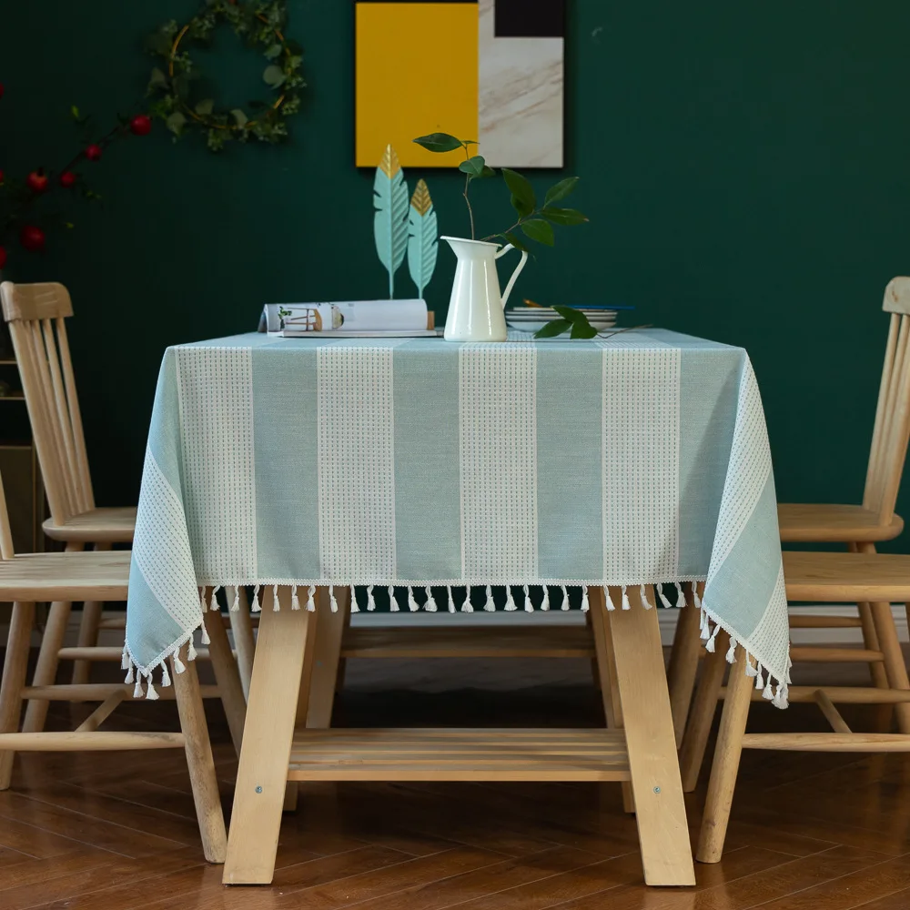 Tablecloth Burlap Linen Placemat Blue Green Beige Orange Stripe Dining Coffee Table Decoration Outdoor Hotel Desk Cover Cloth
Tablecloth Burlap Linen Placemat Blue Green Beige Orange Stripe Dining Coffee Table Decoration Outdoor Hotel Desk Cover Cloth