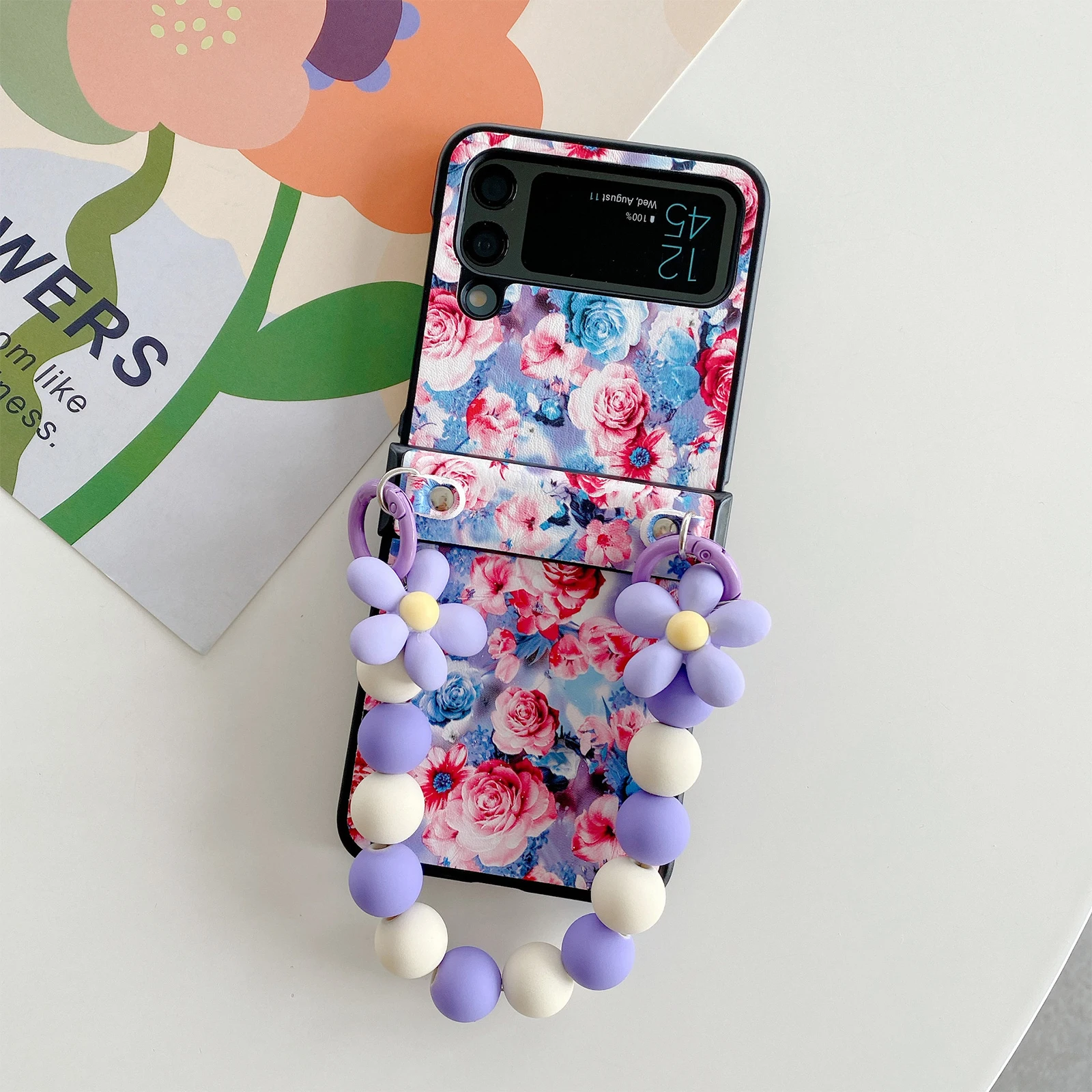 Flower Garden Phone Case for Samsung Galaxy Z Flip 3 4 5G Purple Folding Case Leather Mobile Phones Case Shockproof Cover
Flower Garden Phone Case for Samsung Galaxy Z Flip 3 4 5G Purple Folding Case Leather Mobile Phones Case Shockproof Cover