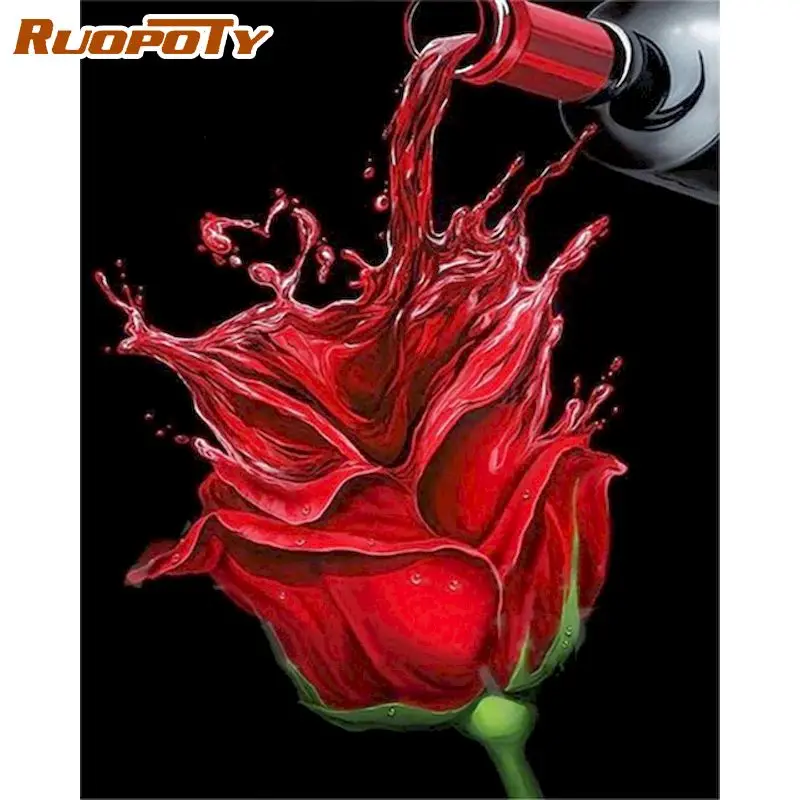 RUOPOTY 60x75cm Frame Rose Wine DIY Painting By Numbers Acrylic Paint By Number Handpainted For Home Decor Calligraphy Painting
RUOPOTY 60x75cm Frame Rose Wine DIY Painting By Numbers Acrylic Paint By Number Handpainted For Home Decor Calligraphy Painting