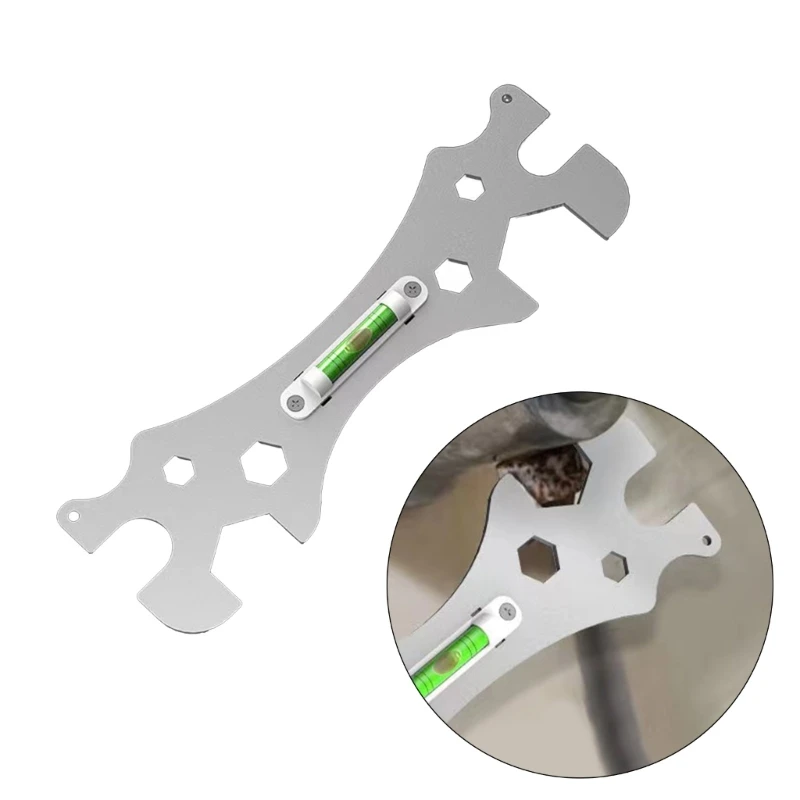 Wrench With Level Shower Faucet Ranging Ruler Multifunctional Spanner Repair 40JE
Wrench With Level Shower Faucet Ranging Ruler Multifunctional Spanner Repair 40JE