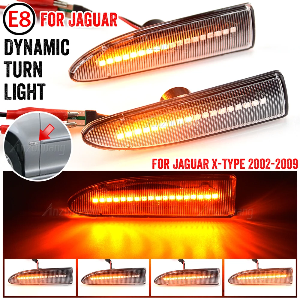 For Jaguar X-TYPE LED Side Marker Lamp Dynamic Amber Turn Signal Light 2002 2003 2004 2005-2009
For Jaguar X-TYPE LED Side Marker Lamp Dynamic Amber Turn Signal Light 2002 2003 2004 2005-2009