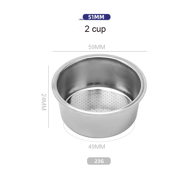 Многоразовый фильтр для кофе LFFDMJ, 51 мм, нержавеющая сталь
Многоразовый фильтр для кофе LFFDMJ, 51 мм, нержавеющая сталь