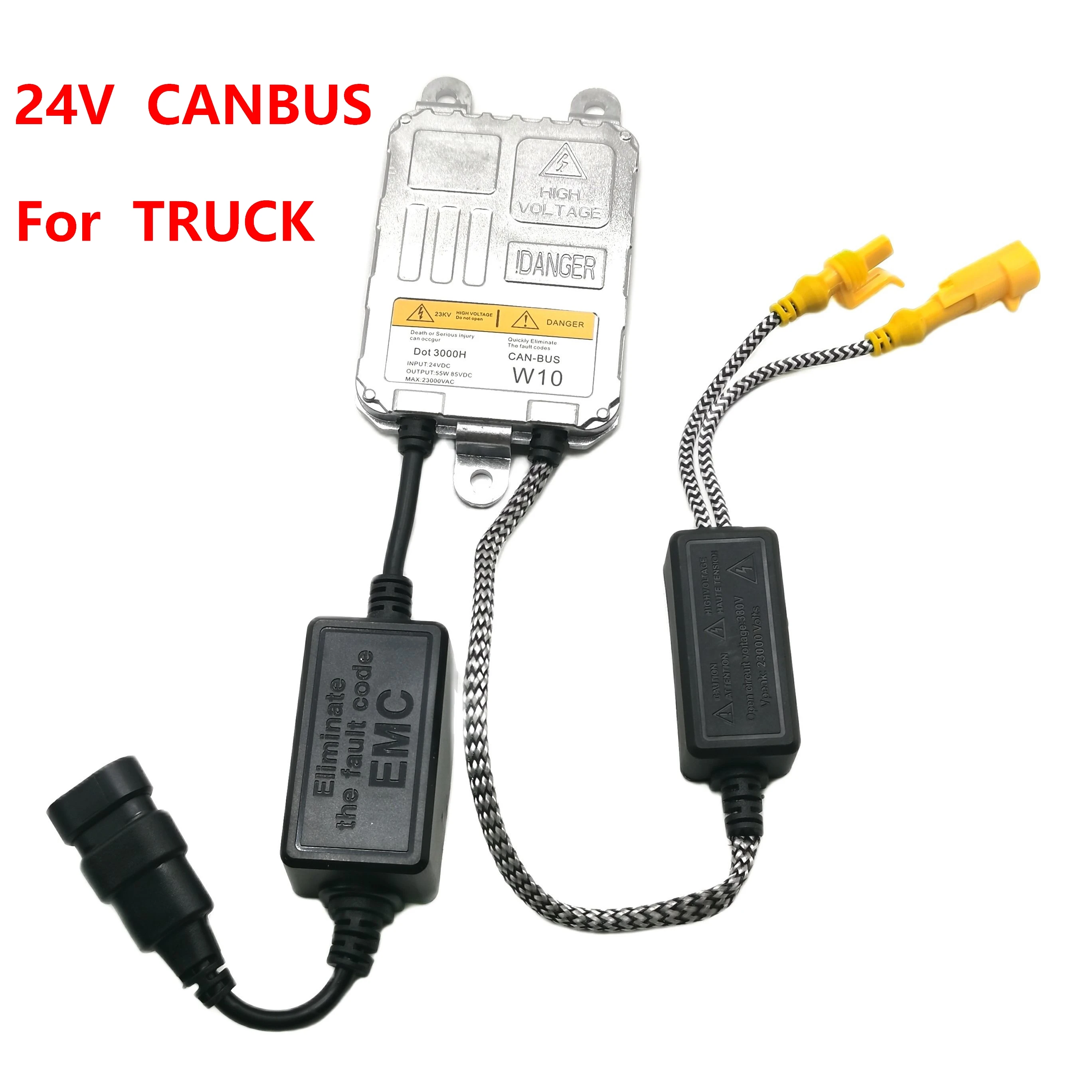 

2PCS DLT 24V 55W CANBUS Fast Start Ballasts High Quality 5800LM For H1 H3 H7 H11 HB3 HB4 9012 D2H 12V24V Cars HID Headlights