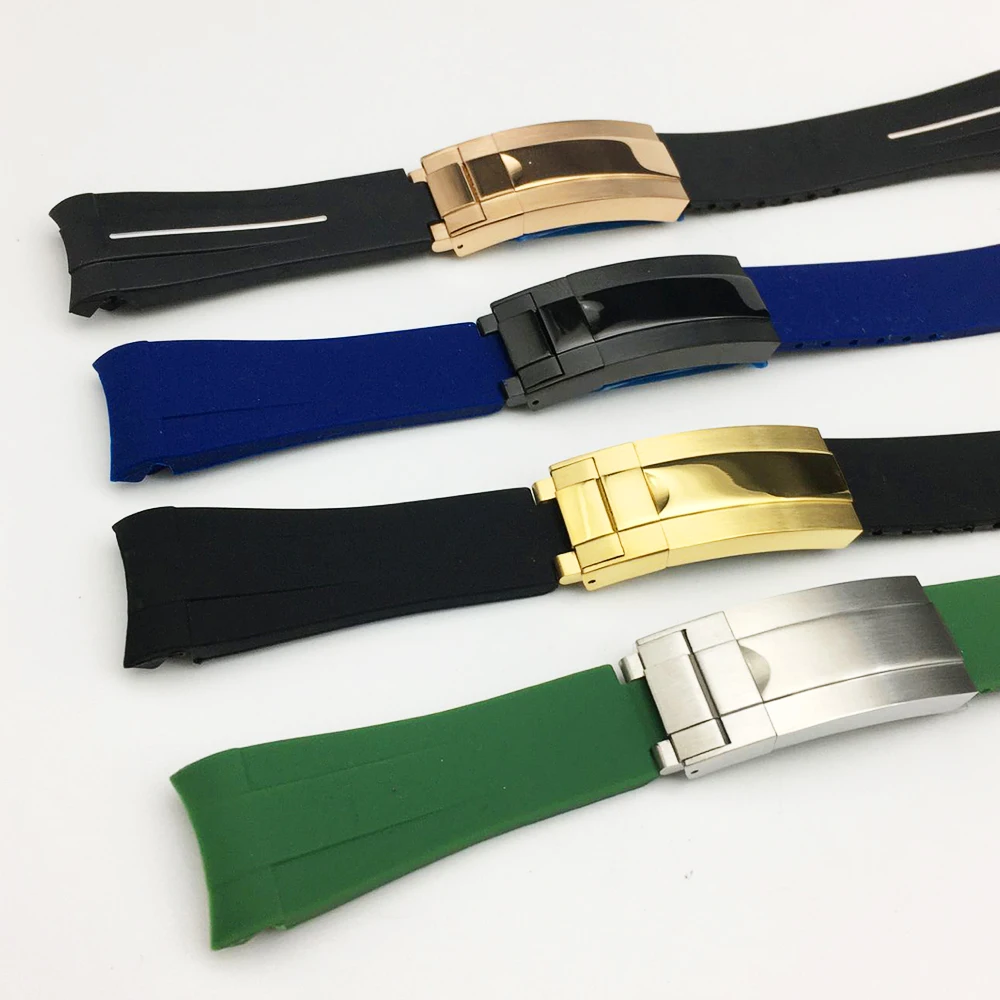 Watch Accessories 18 cm High Quality Soft Viton Strap Sports Diving Strap Quick Release Rubber Strap Bracelet Belt Loop
Watch Accessories 18 cm High Quality Soft Viton Strap Sports Diving Strap Quick Release Rubber Strap Bracelet Belt Loop